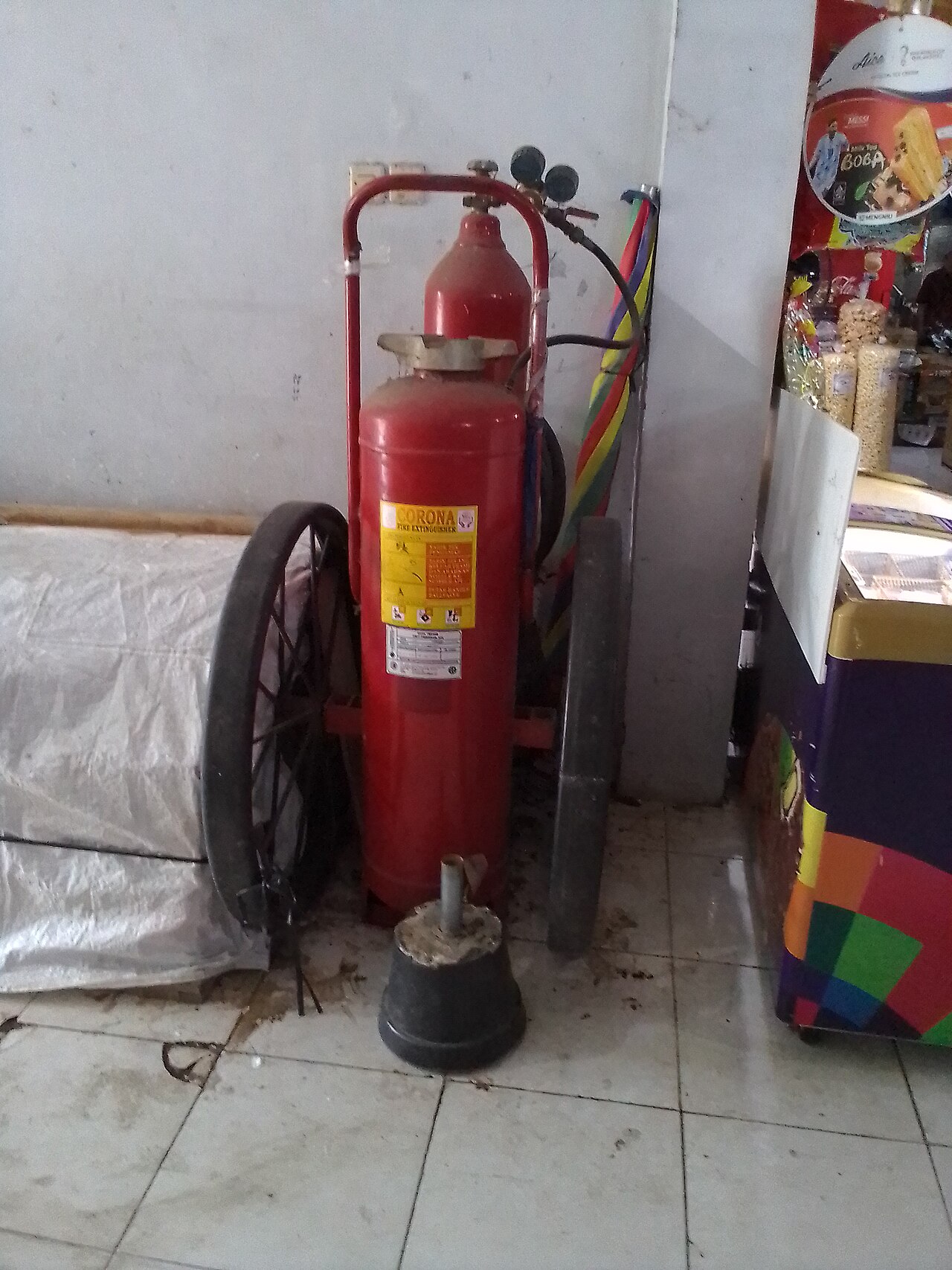 Operasi pemadaman kebakaran balaesang